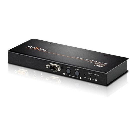 PS/2 Audio KVM Extender /w RS-232 [CE350-AT-G]