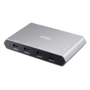 2-Port USB-C Gen 2 Sharing Switch with Power Pass-through [US3342-AT]
