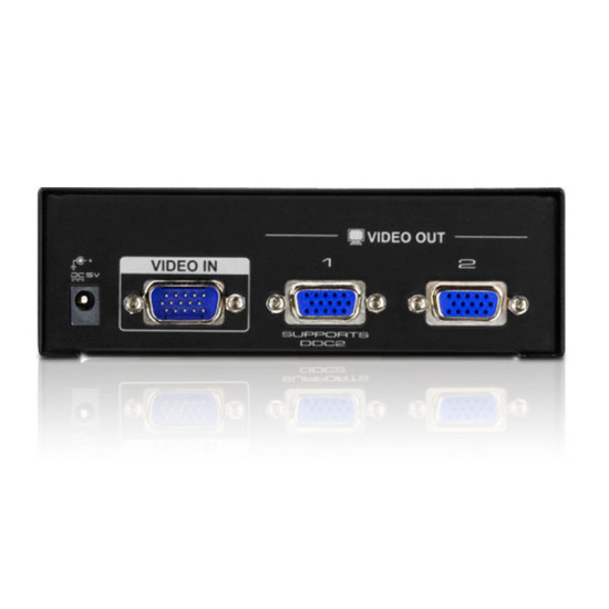 2 Port Video Splitter(450MHz) 1920x1440  65m [VS132A]