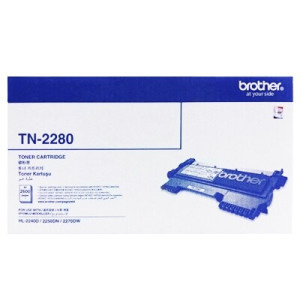 TN-2280 - Black Toner Cartridge. Yield 2600 pages