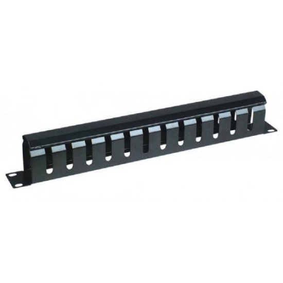 Horizontal Cable Management, 1U Panel, Metal - 3
