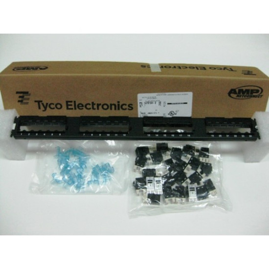 Discrete patch panel 24 port + Modular SL Jack UTP Cat5 24pcs(set)