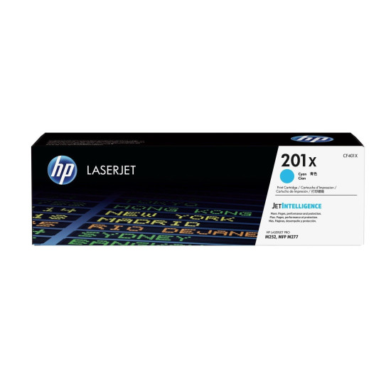 201X Cyan LaserJet Toner Cartridge [CF401X]