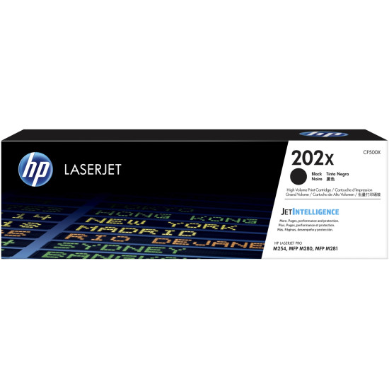 202X Black LaserJet Toner Cartridge [CF500X]