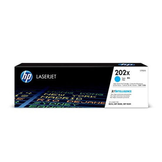 202X Cyan LaserJet Toner Cartridge [CF501X]
