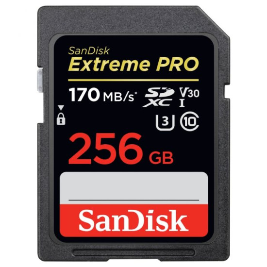 Extreme Pro SDXC, SDXXY 256GB