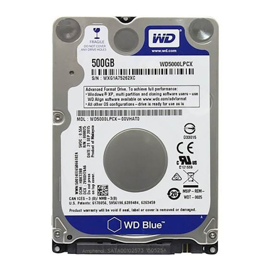 SCORPIO BLUE 500GB 2.5 INC [WD5000LPCX]