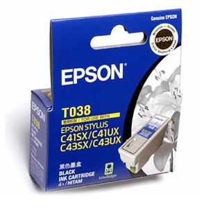 C13T038190 - Black Ink Cartridge