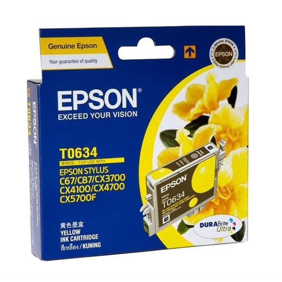 C13T063490 - Yellow Ink Cartridge  (250 pages)