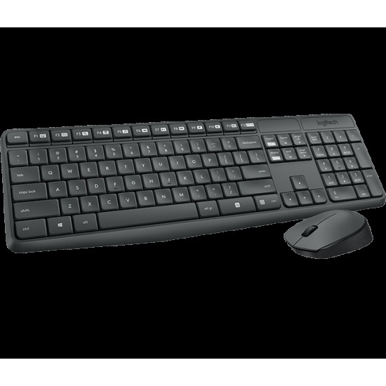 Keyboard WIRELESS K-270 dan Mouse Optical Wireless  M-170