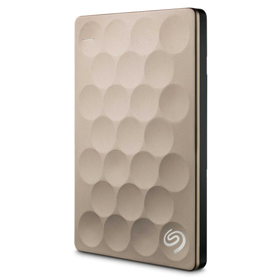 Backup Plus Ultra Slim + Pouch, 2TB,  GOLD - STEH2000301